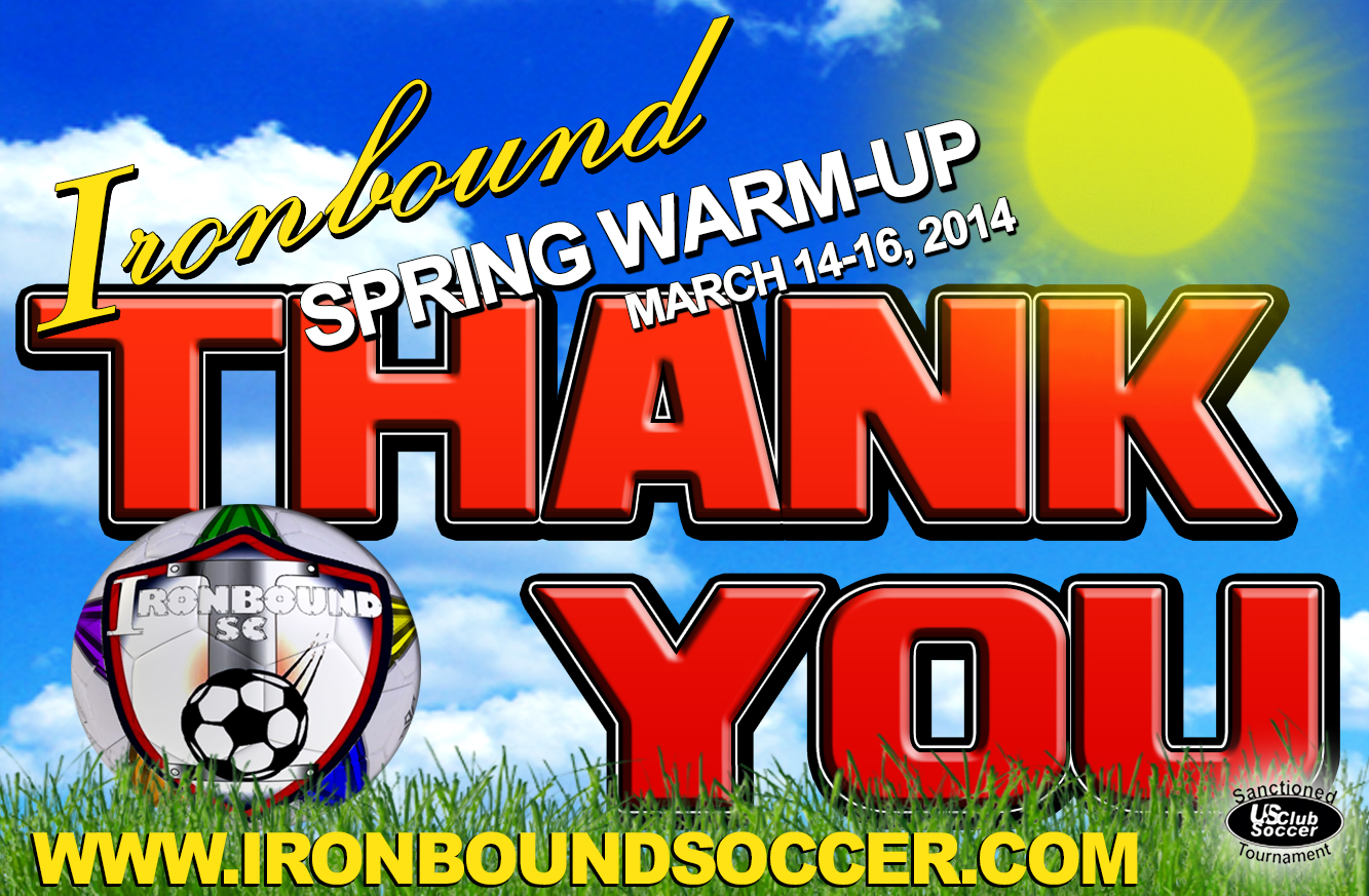 CHAMPIONS CROWNED AT THE 2013 IRONBOUND SPRING WARM UP TOURNAMENT