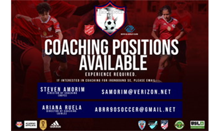 COACHES WANTED