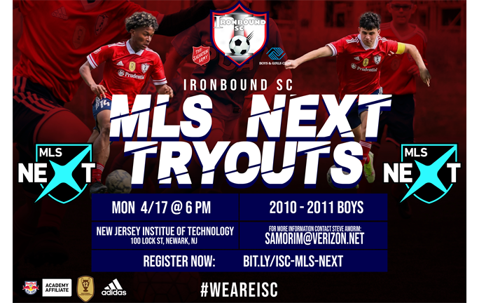 2023 Ironbound SC MLS Next Tryouts